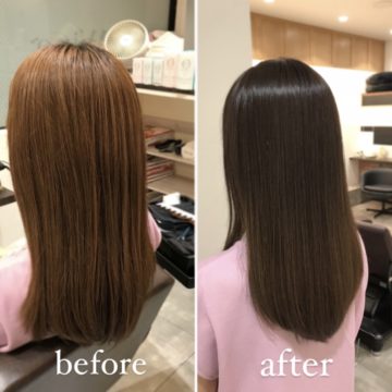 赤坂美容院　髪質改善　ロング　トリートメント　ヘッドスパ　
