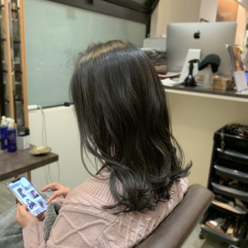 ミディアムヘア　セミロング　ロングヘア　艶髪　髪質改善　トリートメント　赤坂美容院　